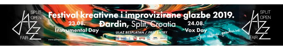 Split Open Jazz Fair banner