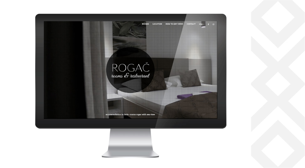 Rogač rooms and restaurant web stranica
