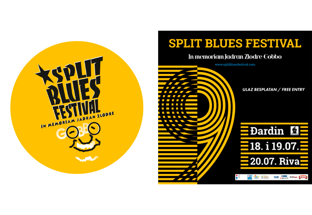 Split Blues Festival naljepnica